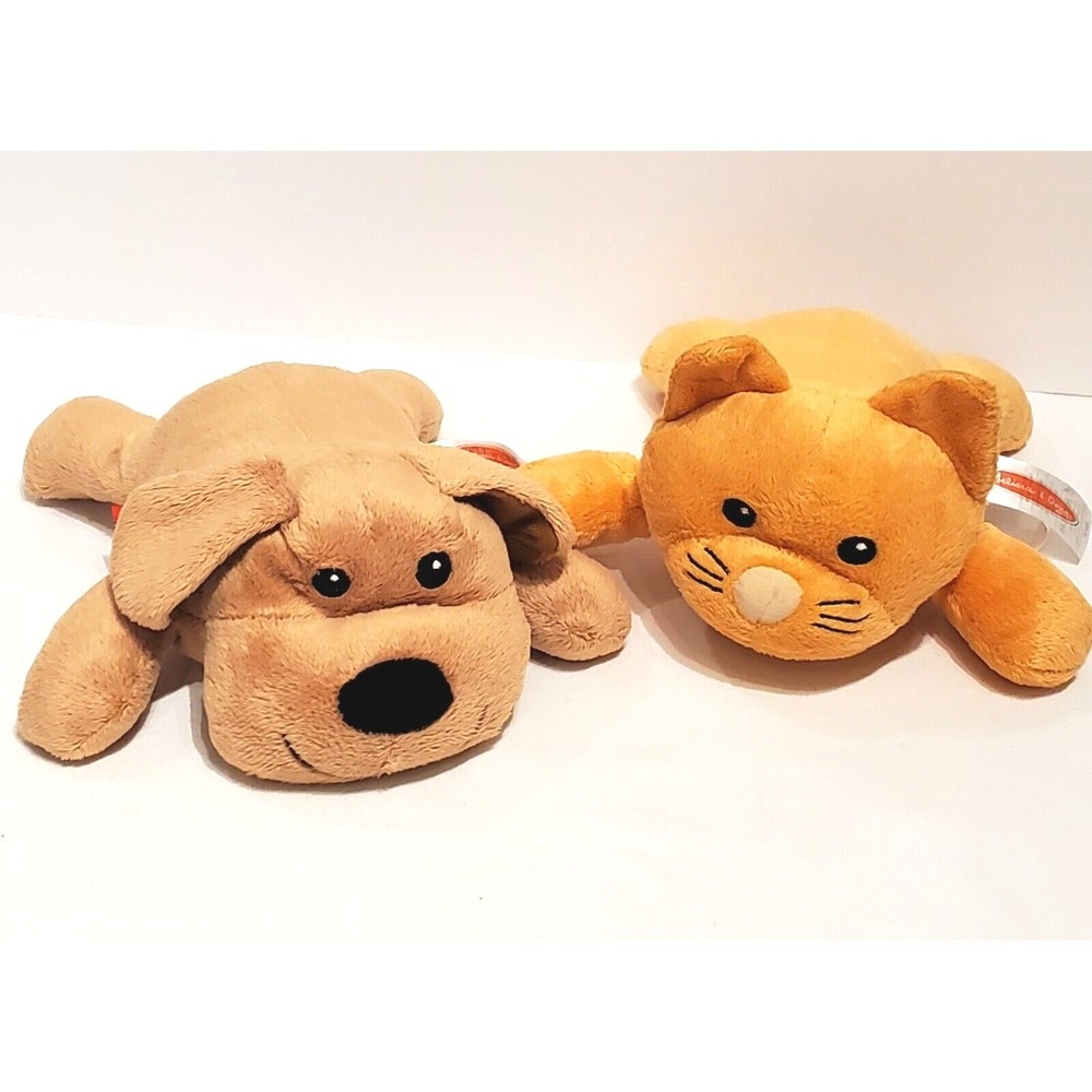 Melissa‎ & Doug Pet Play Set Orange Cat and Brown Tan Dog Plush Replacement
